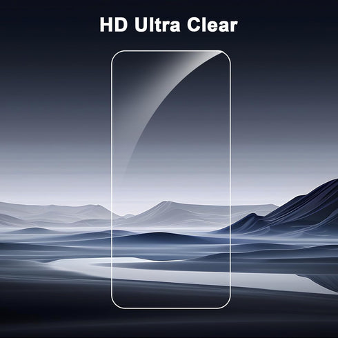 SIBEITU 3 Pack Screen Protector for iPhone 16 Plus, 6.7 Inch HD Clear Tempered Glass with Camera Lens Protector