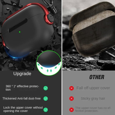 Compatible with Apple AirPods Pro 2 Case, Wireless Bluetooth Earphones, Shockproof Accessories Smooth Soft Protective