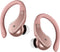 Runner 40 Wireless Earbuds, Secure-Fit for Small Ears, Bluetooth for Women, Light Pink Over the Ear