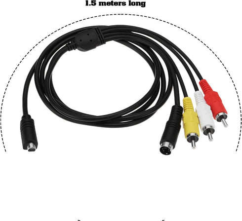 ECSiNG 10 VMC-15FS VMC-30FS DCR-SR90/ DPP-EX50/ HDR-CX7/ HDR-FX7 Camera(1.5m) Digital Camera Pin VMC Audio Video Cable