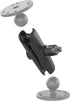 RAM Mounts RAM-B-201U Double Socket Arm (Medium) for RAM B Size 1" Ball Components