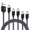 SPEATE USB Type C Cable 5-Pack: Fast Charging, High-Speed Data Sync for Galaxy S9, Note, LG, ONEPLUS & More (Black Gray)
