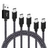 SPEATE USB Type C Cable 5-Pack: Fast Charging, High-Speed Data Sync for Galaxy S9, Note, LG, ONEPLUS & More (Black Gray)