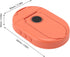 generic Bone Conduction Sleep Speaker White Noise BT Playback Aid Music with Timed Shutdown Desktop Stand (Orange)