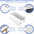 Naeety Set Cable Organizer Box of Three, Power Cover Cord Holder Surge Protector for Desk (White)