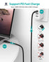 USB C to USB C Cable, 3.2 Gen 2 USB-C Cable 3.3ft - 4K UHD 20Gbps 100W PD Fast Charging Cable for Thunderbolt 3, Oculus