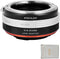 Lens Mount Adapter with Aperture Control Ring for Nikon G F AI AIS D AFS Lens to Canon EF-M (EOS M) Camera