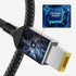 NFHK Type-C USB-C 135W to DC Rectangle 11.0 * 4.5mm Power PD Charge Cable for Thinkpad X1 Legion Y7000P Laptop DC20V