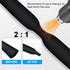 ROCKDIG 20 3/4 inch 2:1 FT Heat Shrinkable Braided Sleeving Heat Shrink Sleeve Abrasion Protection Flexibility Wiring