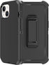 iPhone 12 Mini Heavy Duty Rugged Case with Belt Clip Holster & 2X Screen Protector - Shockproof, Dust-Proof (Black)