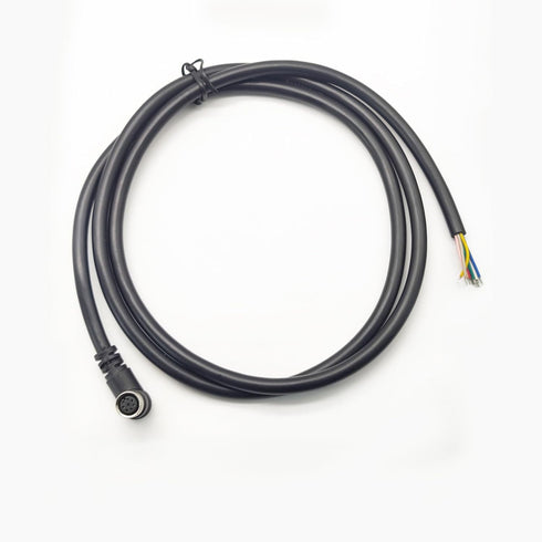 M8 8 Pin Female Connector Cable, A Code Right Angle Molding Cable Female Aviation Sensor Electrical PVC Cable Industrial Molded Cable AWG24(1Meter) by FOWIUNYE