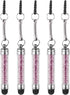 MECCANIXITY 5pcs Mini Crystal Diamond Stylus Pen for Touch Screens, Capacitive Pens for Universal All Touchscreen
