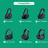 Geekria Audio Cable with Mic for Sony WH-1000XM6/1000XM5, XB910N/XB900N, H910N, MDR-1R Headphones, 3.5mm Replacement