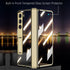 Shop Samsung Galaxy Z Fold 4 5G Clear Case with Gold Magnetic Hinge Protection, Adjustable Kickstand & Screen Protector.