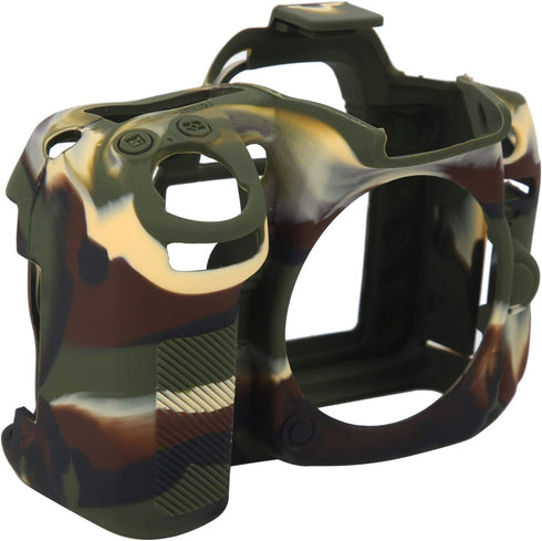 Nikon D7000 Protective Case Skin Covers, Silicone Shell for Nikon D7000 Camera Accessories, Black (Camouflage)