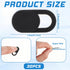 LIQWEI 30Pcs Webcam Cover, Camera Privacy Cover Slide, Phone Laptop Camera Computer Cameras Covers Slide, Webcam Covers