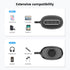 MOSWAG USB C to 3.5mm Headphone Adapter, Type C Headphone Adapter Aux Mic Audio Dongle, Hi-Res DAC Chip Compatible