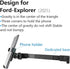 LUNQIN 2025 2026 Car Phone Holder for Ford Explorer Auto Accessories Navigation Bracket Interior Screen Decoration Dash