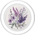 PopSockets MagSafe PopGrip for iPhone, Purple Lavender Blossom Leaves Flowers Floral Girly