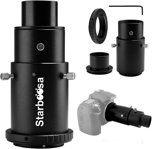 Telescope Camera Adapter for Prime-Focus or Eyepiece-Projection Photography