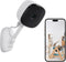 WiFi Indoor Camera for Home Security, 24/7 Recording, SD Card/Cloud Storage, Night Vision, AI Detection