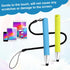 2pcs Kid-Friendly Stylus Pens for Touch Screens, Capacitive Pen with Spring Cord, Children's Crayon Stylus