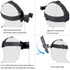TANSUO Chest Mount Strap Harness Head Strap, Quick Release Chesty Body Mount with Phone Clip, Head Strap+Chest Strap