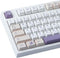 Tsungup PBT Keycaps, 142 Keys Cherry Profile Dye Sublimation Taro Crisp Customized Keycaps for ANSI Layout MX Switches