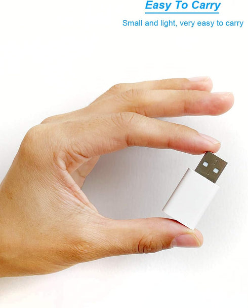 USB to USB C Adapter USB-C Female to USB Male Compatible with Apple MagSafe Watch 7/8/9/SE, iPhone 15, iPad, Galaxy