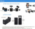 Overhead Tripod Mount for Camera Webcam Ring Light with Phone Holder and Ball Head