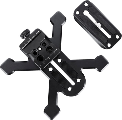 NICEYRIG Camera Quick Release Plates | ARCA-Swiss Standard Kit for DJI Stabilizer/Tripod with Clamp & QR Plate