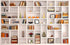 CGXINS White Bookshelf Office Backdrop Photo Backdrop 7x5ft Video Conference Zoom Backdrop Home