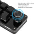 Sonew One Handed Mechanical Keyboard, Programmable with Knob, 6 Key Mini Gaming Keypad, Shortcut DIY (Black)