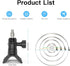 No-Drill Outdoor Security Camera Pole Mount, Universally Compatible with Eufy, Arlo, Simplisafe and More