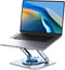 Leeboom Ergonomic Laptop Stand for Desk, 360 Rotating Aluminum Laptop Riser, Adjustable Notebook