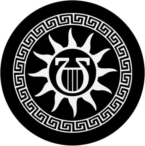 Apollo PopSockets Swappable Grip with Ancient Greek God Lyre and Sun Symbol