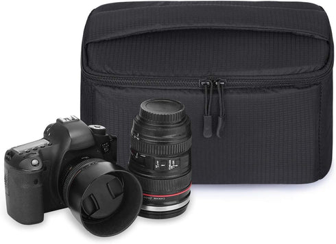 S-ZONE Padded Folding Camera Bag for DSLR, SLR, TLR, Sony, Canon, Nikon, or Flash