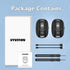 VYVIYON (2 Pack) Bluetooth Camera Remote Shutter for iPhone and Android Smartphones, Rechargeable Wireless Phone Remote