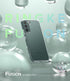 Ringke Fusion Case for Samsung Galaxy S22 Plus 5G (2022), Clear Anti-Yellowing Hard Back with Shockproof Bumper Cover