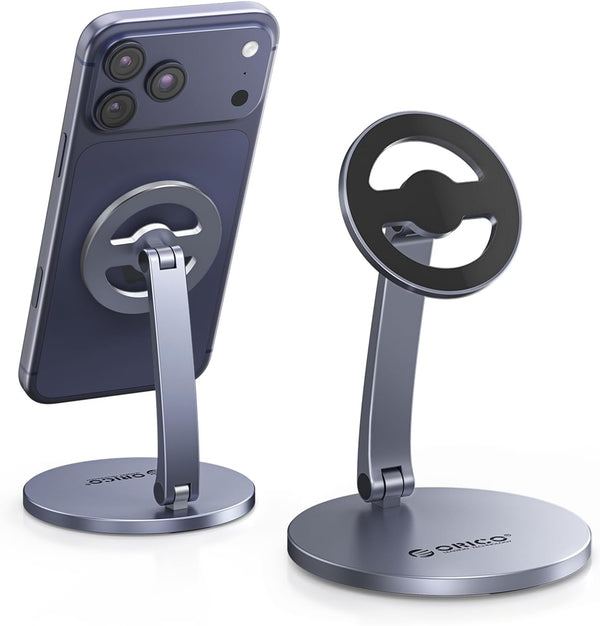 ORICO Magnetic Phone Stand for Magsafe, Adjustable Foldable Aluminum Alloy Stand for iPhone