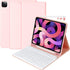 Keyboard Case for iPad Air 11 inch 2024 & iPad Pro 11 inch, Detachable Bluetooth Keyboard with Pencil Holder (Pink)