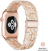 Light Apple Watch Band, Fashion Resin for Series 10 9 8, Compatible with 40mm for Women, Silky White