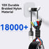 Braided 4 in 1 Multi Charging Cable, 3.5A Fast Charger for Cell Phones/Tablets, IP/Type C/Micro USB, 2Pack 4Ft.