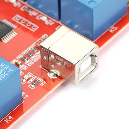 USB Relay Module: 12V 8-Channel USB Controller Switch Relay Module for Intelligent Electrical Control