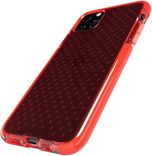 tech21 Evo Check Phone Case for Apple iPhone 11 Pro, 12 ft. Drop Protection, Coral