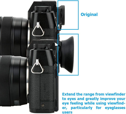 X-T30II X-T30 X-T20 X-T10 Soft Silicon Camera Viewfinder Eyecup Eyepiece Eyeshade for Fujifilm Fuji II Eye Cup