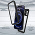 Diverbox Waterproof Case for iPhone 12, IP68 Shockproof Dustproof Full-Body Hard Case with Screen Protector (Black)