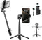 Dayinkes 4-in-1 Phone Tripod Stand with Clip, Extendable Selfie Stick with 360 Rotation