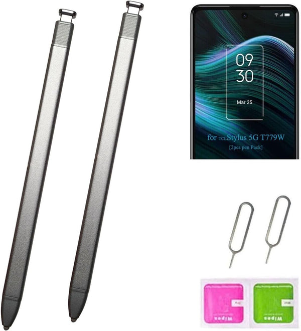 (2pcs Pen Pack) TCL Stylus Replacement S Pen, T779W Stylus Pen Replacement Parts for TCL Stylus (5G) T779W 6.81 Inches