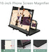 Yuntunele 3D Smartphones(10inch) HD Screen Magnifier Amplifier Projector Screen for Movies, Videos,and Gaming. Foldable